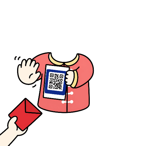 Mẫu sticker Không nhận lì xì nha