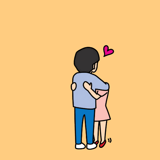 Mẫu sticker Yêu em bởi vì