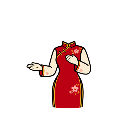 Mẫu sticker Tiếp tân hoa đào 🌸