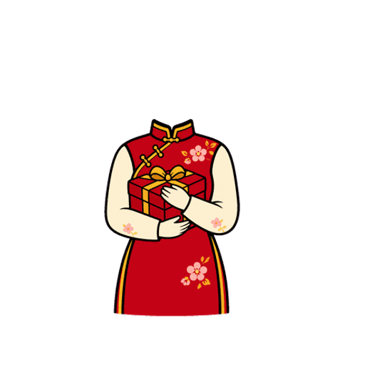 Mẫu sticker Tặng quà nè mấy iu 🎁